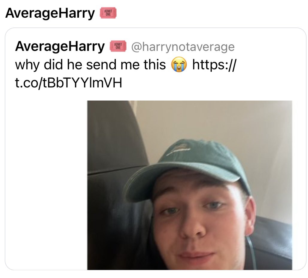 averageharry deleted tweets tweet media