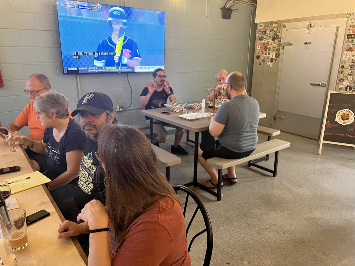 The <a href="/SACerveceros/">SanAntonioCerveceros</a> gathered for our August Cerve Social last night. Thank you to Man OverBoard Brewing for having us. See everyone in a few weeks at the monthly meeting.