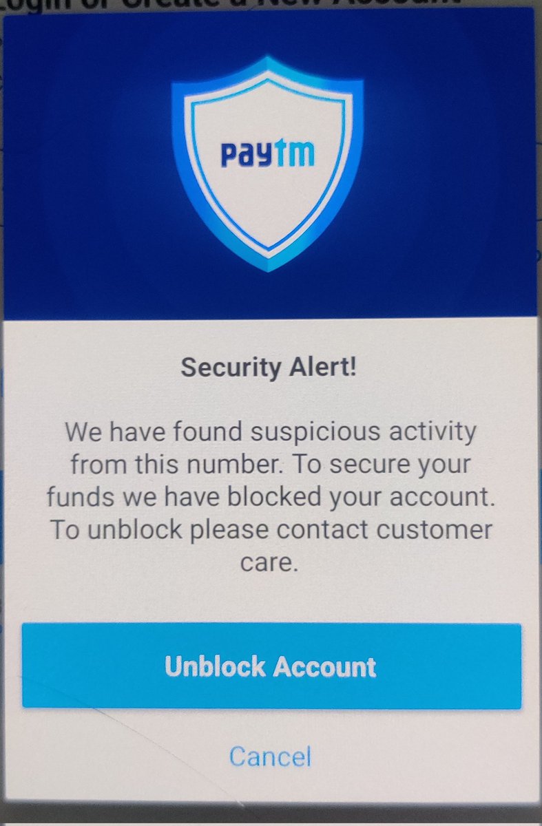 hsinghal1995's tweet photo. @Paytmcare
Mobile number - 9667366593
Paytm blocked since 7th August, unable to use paytm payments bank funds and unable to pay Postpaid bill. No resolution provided yet. Customer care asking to contact Kaushal and ask them to withdraw their complaint but I don't him.Please help https://t.co/k8lOytHxhM