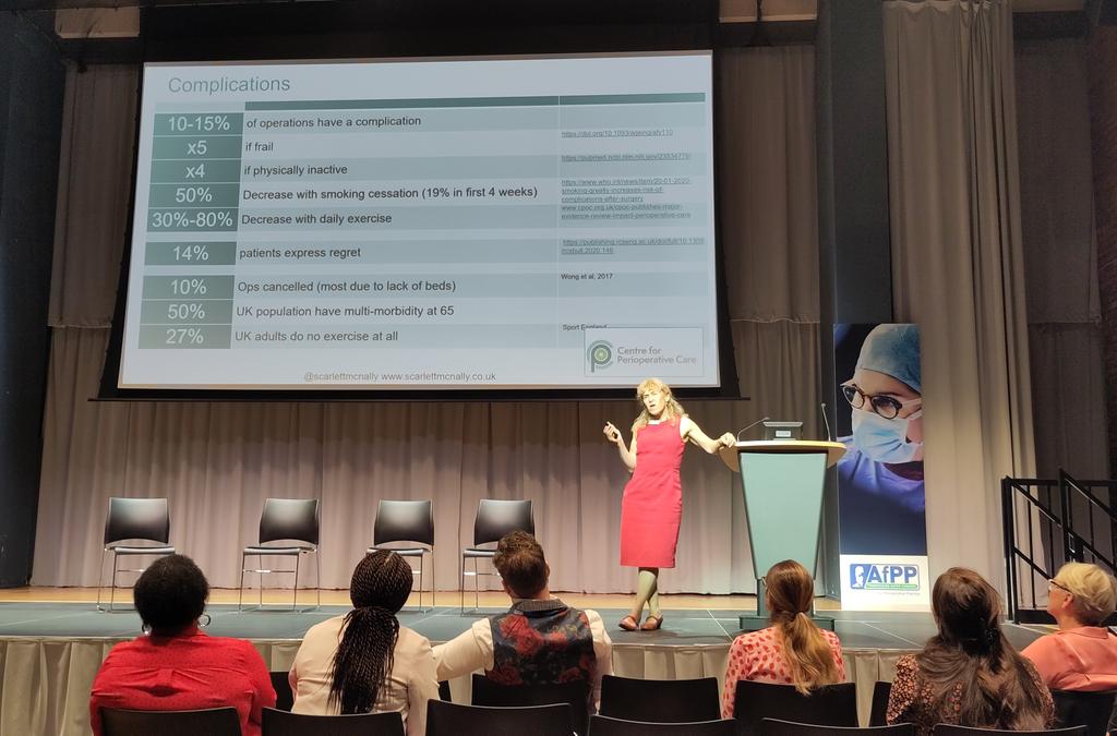 scarlettmcnally's tweet photo. Lovely to be speaking at @SaferSurgeryUK conference. About getting perioperative care better, team-working, patient empowerment, #NatSSIPs, day surgery, reducing complications & all the amazing resources at @CPOC_News. #AfPPConf2023 https://t.co/iltC3eLSvy
