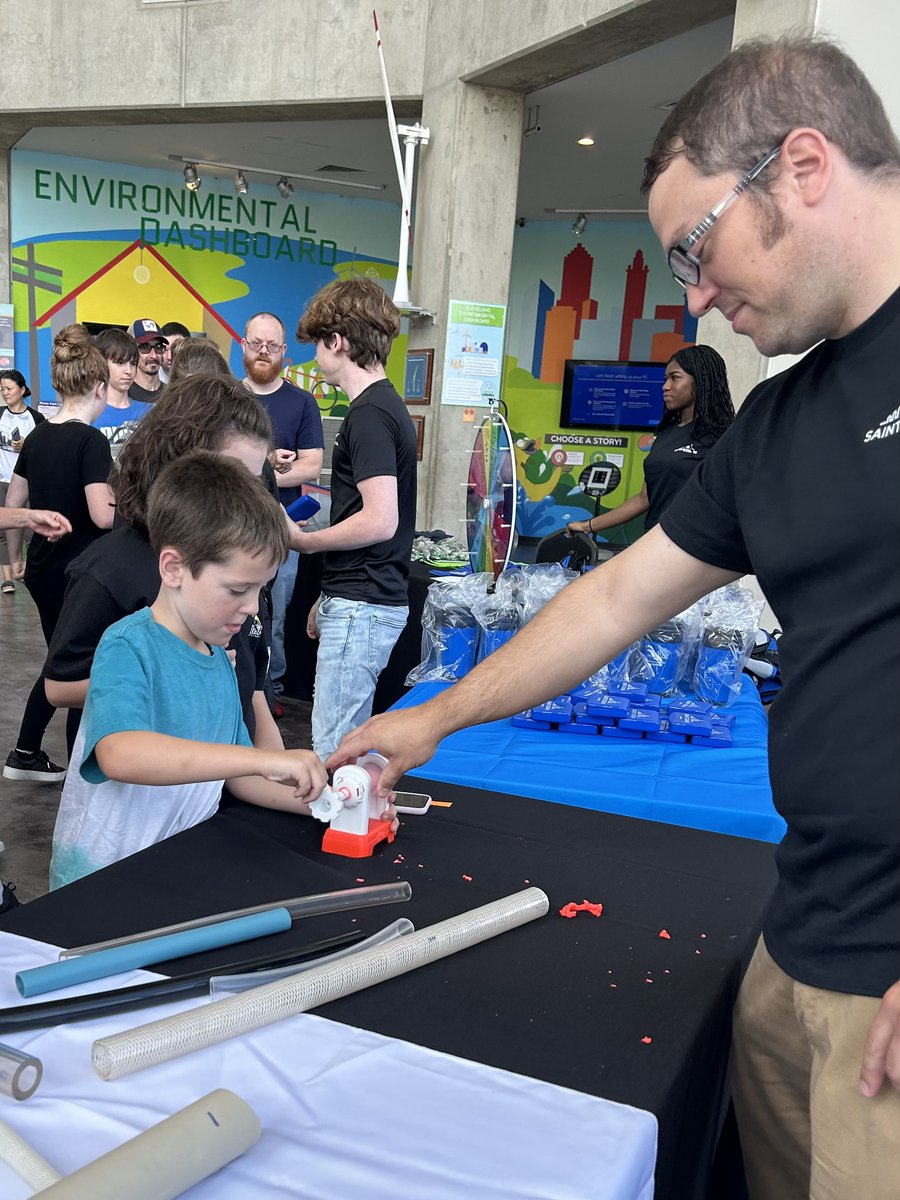 Join our friends from @SaintGobainNA until 2 p.m. today as we celebrate their work in facilities across Northeast Ohio! Learn more about life science, aerospace, building products, ceramics and more through interactive activities and giveaways!