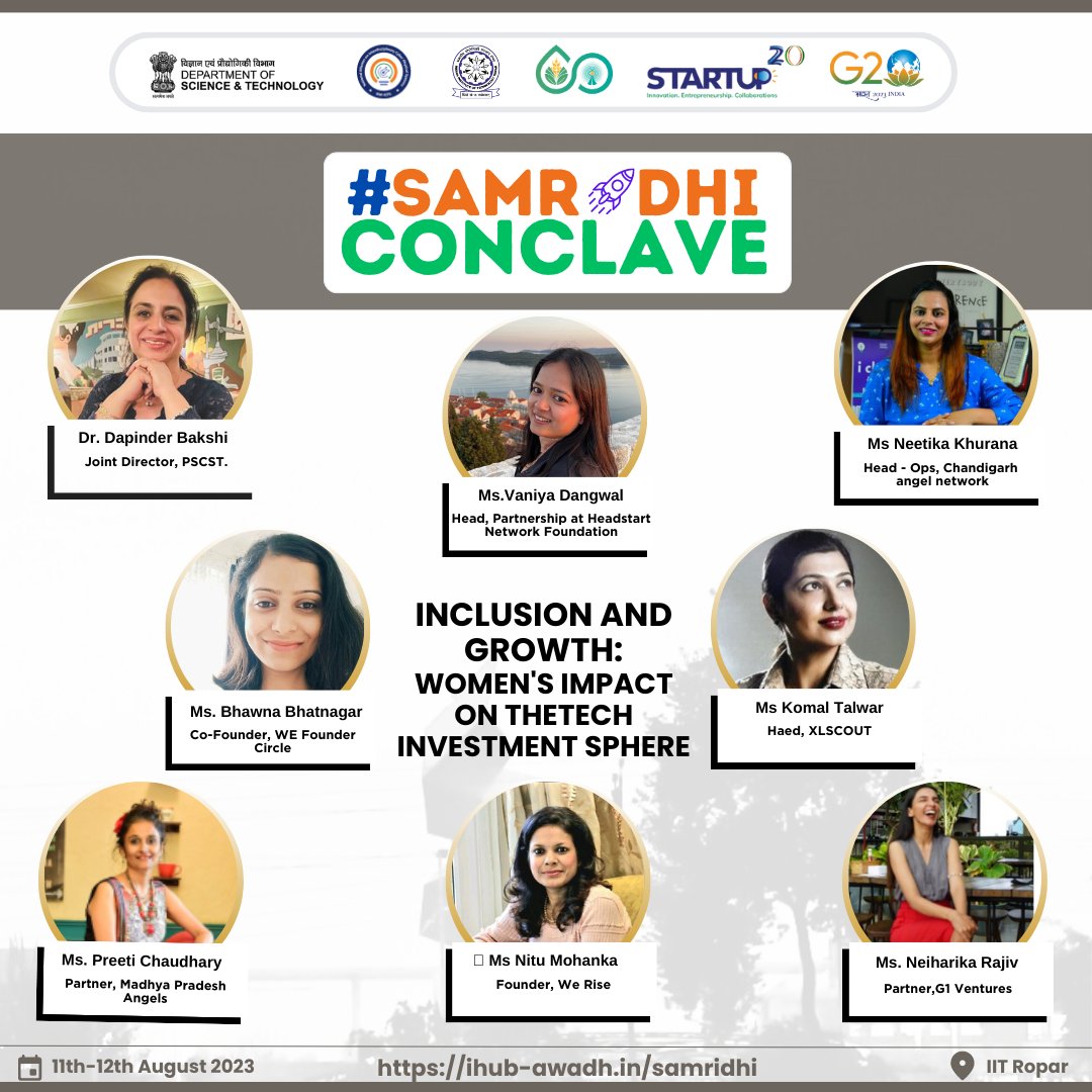 AWaDH_IITRopar's tweet photo. The number of women in entrepreneurship increased as a result of many of them taking leaps of faith and some being favored by fate. Ultimately, talent and confidence prevailed, demonstrating that possessing skill enables one to attain even the most challenging goals. #iitrpr #iit https://t.co/8DbE3fnQXB