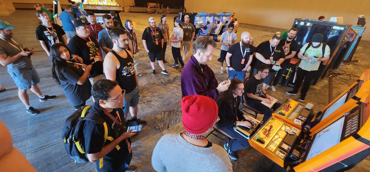 guythestampede's tweet photo. Oh yeah! We throwing plasma out here at @QuakeCon
Community #SF6 tournament poppin off out here in PC land!
@bethesda @LANFESTgames @LANallNight #DFWFGC https://t.co/5mj2PistR0