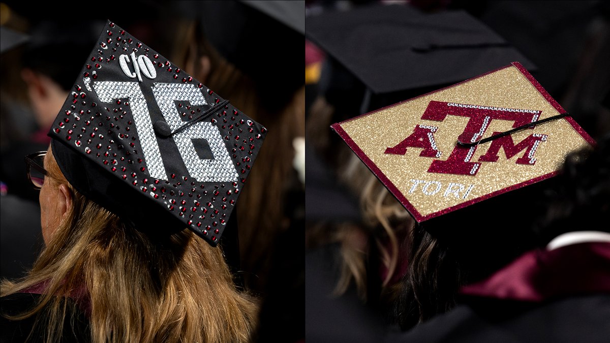 TAMU's tweet photo. Caps off to our newest former students! 🎓
#TAMUgrad https://t.co/PtDbZWFKkz