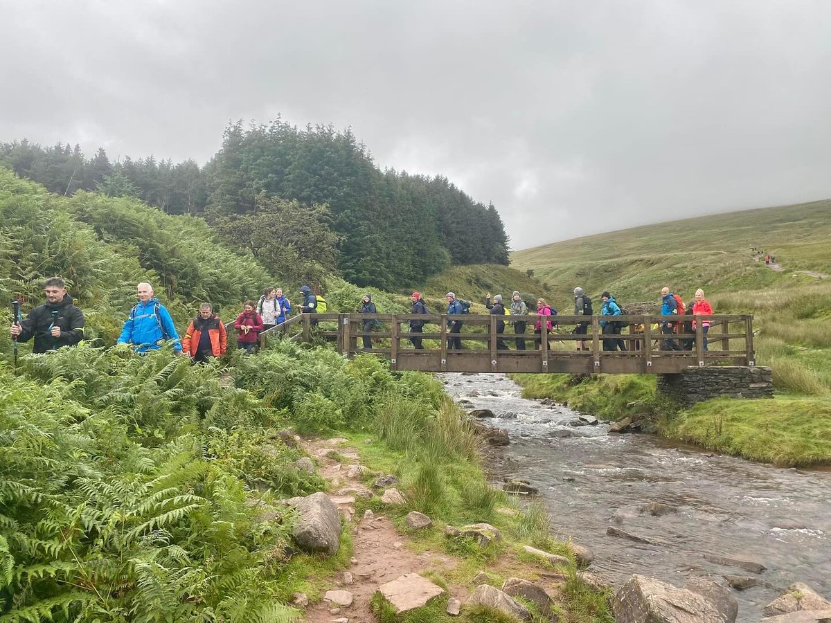 Wet start on the Welsh Three Peaks Challenge today! Teams starting on Cadair Idris now. Photos from Tony and Shaun. instagram.com/p/Cv235WzMCVO/