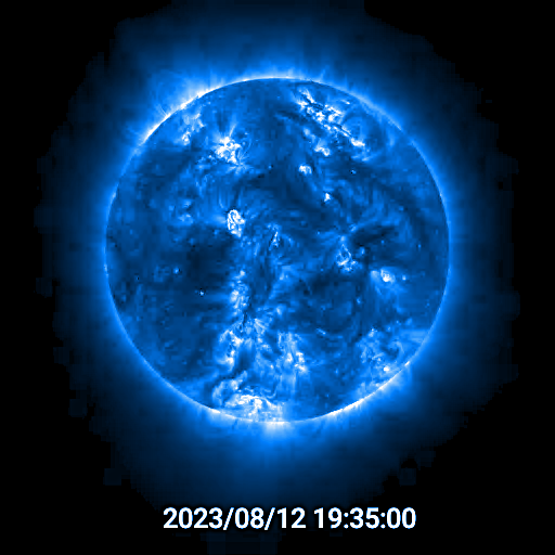coastal8049's tweet photo. #StereoA is passing the Sun a couple degrees away.  The spacecraft is performing a slow rotation to keep the antenna pointed at Earth.  Seems the orientation of the images is changing too.  MLD enjoying the best yet signals from STEREO-A yet! https://t.co/BwWNgwEHZw
