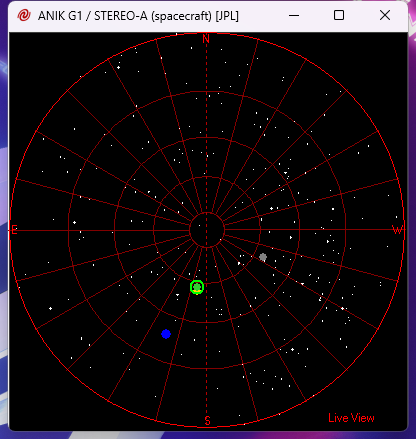 coastal8049's tweet photo. #StereoA is passing the Sun a couple degrees away.  The spacecraft is performing a slow rotation to keep the antenna pointed at Earth.  Seems the orientation of the images is changing too.  MLD enjoying the best yet signals from STEREO-A yet! https://t.co/BwWNgwEHZw