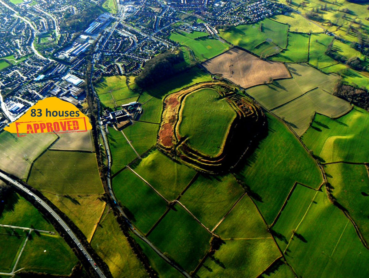 Solidarity with #blackcountry &amp; devastating loss of #TheCrookedHouse 
In #Shropshire, <a href="/ShropCouncil/">Shropshire Council</a> has approved widely opposed housing in #landscape of Old Oswestry hillfort. 
Too much of our valued, irreplaceable #heritage is being usurped, abused, destroyed to line pockets.