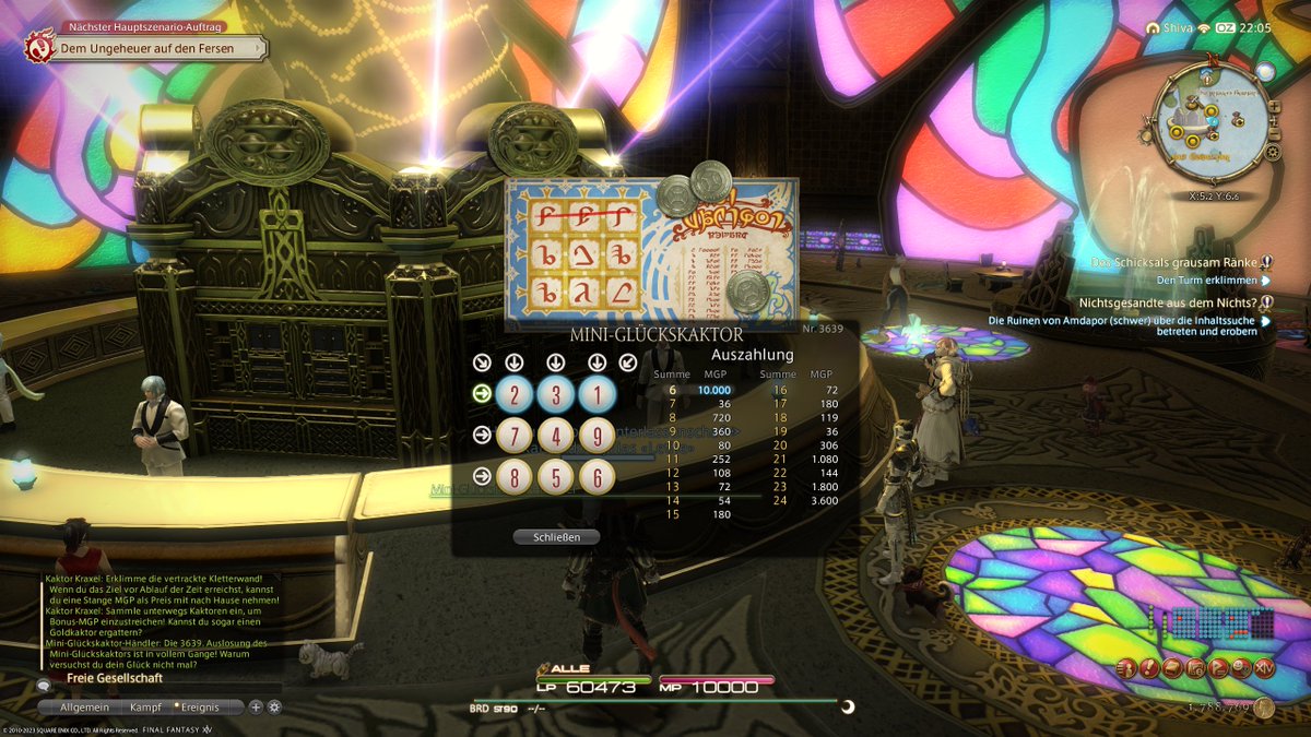 Manchmal darf man einfach mal Glück haben und den Jackpot knacken...wenn es im richtigen Leben doch auch nur so einfach wäre...xD #FF14 #FinalFantasyXIV #FinalFantasy