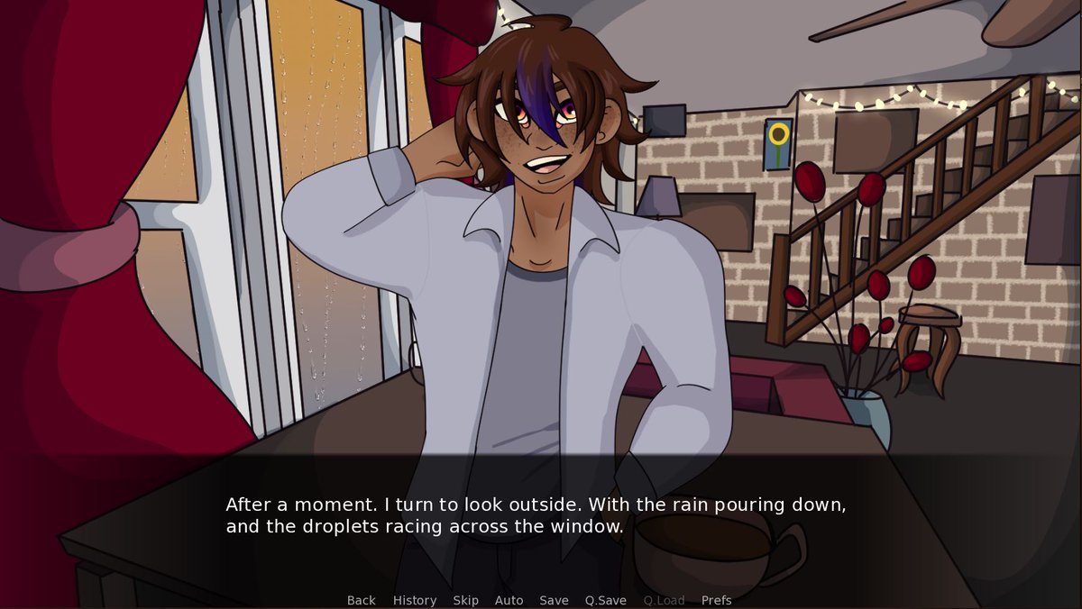 ANerdWithFriend's tweet photo. Another Day another screenshot!
Chai Chat is coming August 14th!
#visualnovel #indiegame #vndev https://t.co/gF5tWqlJcE