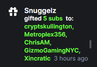 SmirkHimself's tweet photo. I streamed for a quick 3 hours today and it was arguably the BEST stream I have had in my entire life!

@CarboneTommy GIFTED 5 + SUBBED HIMSELF, @spuddst3r GIFTED 5 ON HER BDAY AND @EnhancedMarket GIFTED A FAT 20 SUBS!!!!

I am lost for words. I fkn love all of you guys😭🙏 https://t.co/SsIQOij2PS