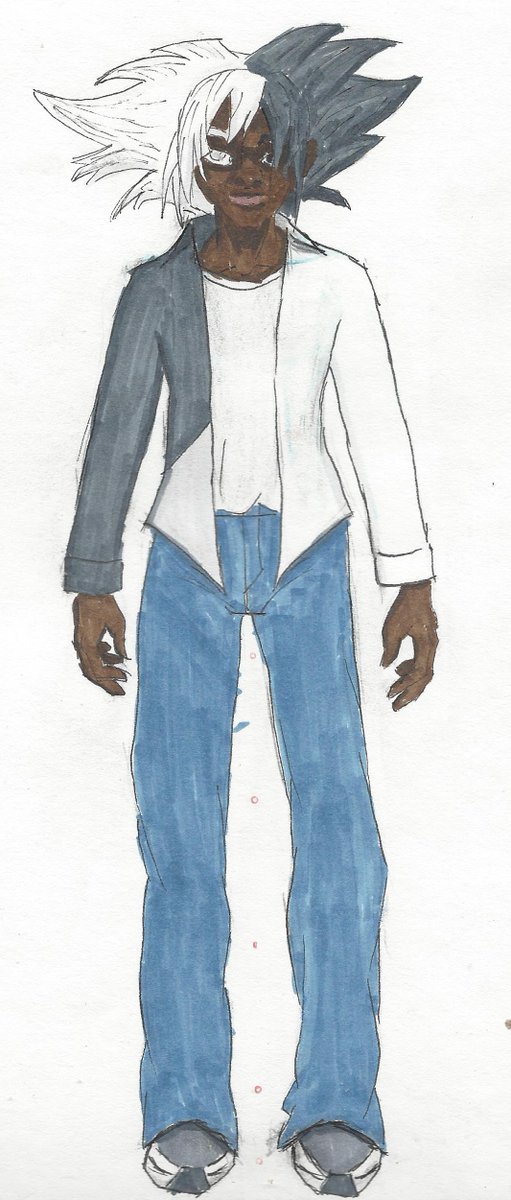 AwkwardSemantic's tweet image. Tested out my new markers from @Ohuhu_official  on a drawing I did of @SliverDragon770 OC.