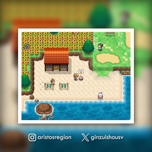 ginzuishousv's tweet photo. It's been ages, but I've been busy replacing and polishing a lot of tiles. So happy with the result.

#pokemon #aristosregion #fanregion #pokengine #オリポケ #gamedev https://t.co/ESVklgfRkP