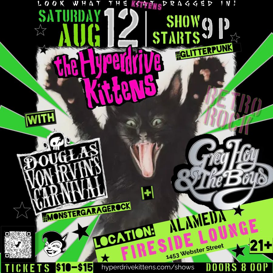 DouglasVonIrvin's tweet image. Happy National Vinyl Record Day!

Come out tonight to the   and pick up a copy of our 1st ep;  “Meet the Monsters” and celebrate 🧨

Fireside Lounge Alameda CA.
Music starts at 9pm #firesidelounge #rocknroll @Band2Hand