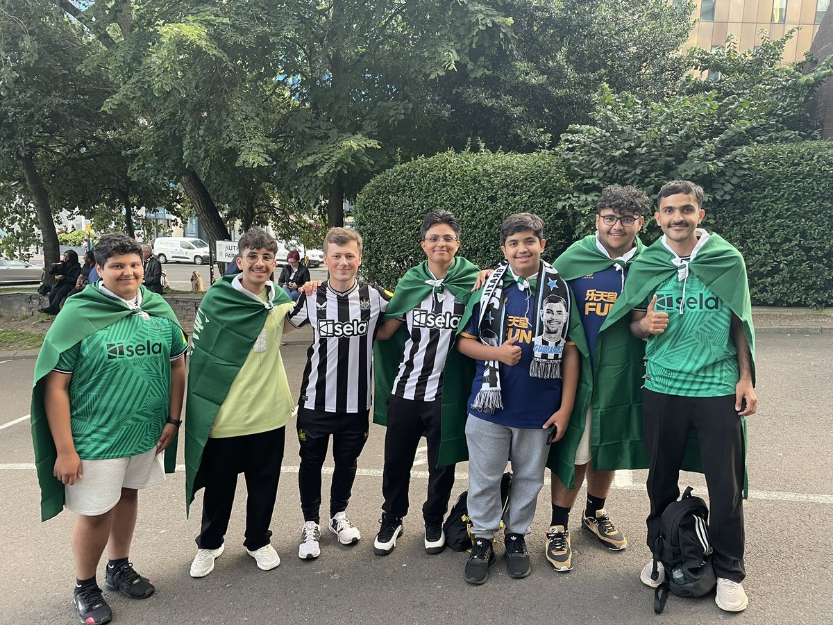 AdamP1242's tweet photo. It’s always good to see Newcastle United’s Saudi Arabia fanbase growing 🇸🇦🇸🇦🇸🇦

#NUFC https://t.co/NEj5Lbypkq
