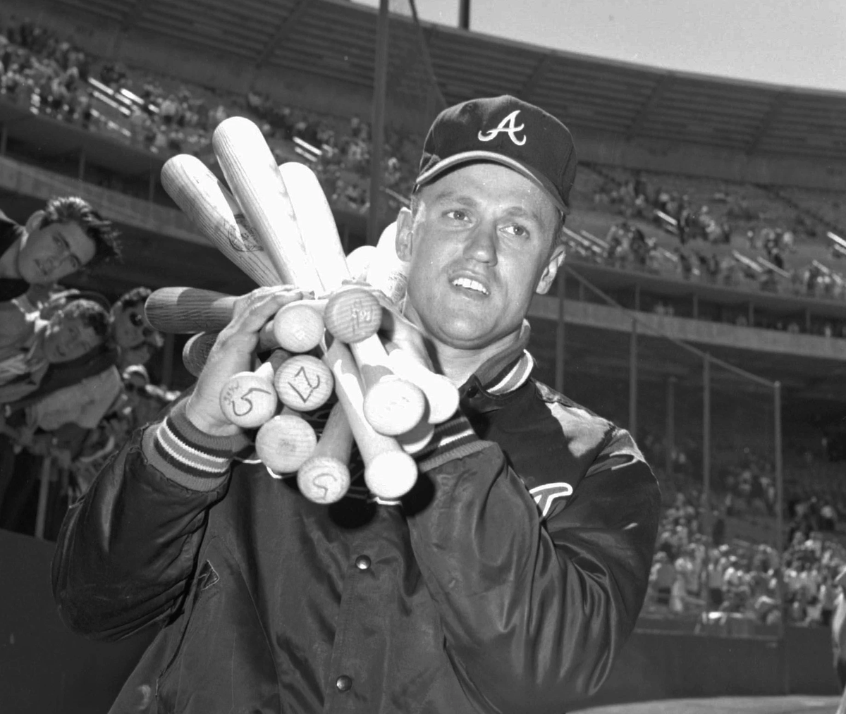 NLCarolynMuse's tweet image. #OTD in #MLB history (8/13/1940):  Righthanded pitcher/#MiLB ptiching coach/MLB coach/MLB player development consultant Tony Cloninger was born.  #Braves (Milwaukee &amp;amp; Atlanta) #Reds #STLCards  #Yankees #RedSox 

sabr.org/bioproj/person…

4X World Series champion (As coach)