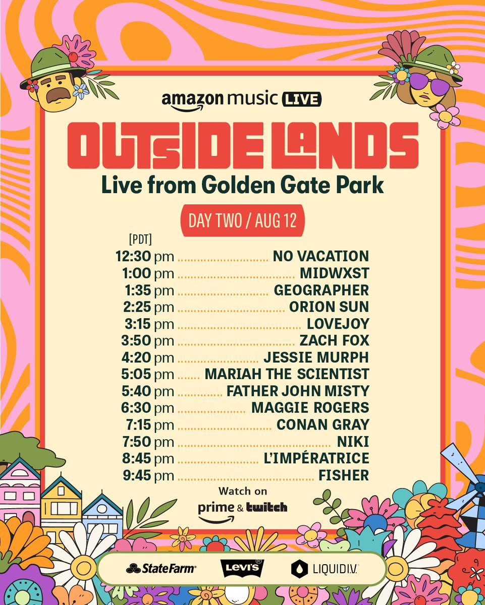 Outside Lands 2024 Lineup Tickets Live Stream Schedule Map