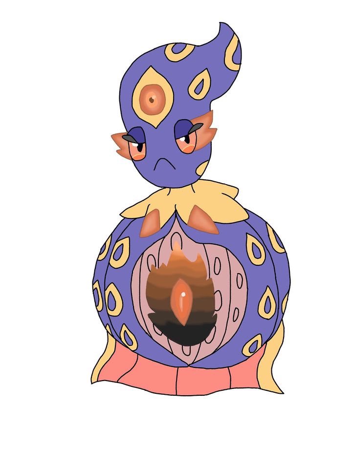 downramegas's tweet image. Concept for the mega Evolution of Octortune in the downra region. Based on the blue ringed octopus and dark matter. Keeps its fire and dark type. Designed by instagram.com/wispiedex?igsh…