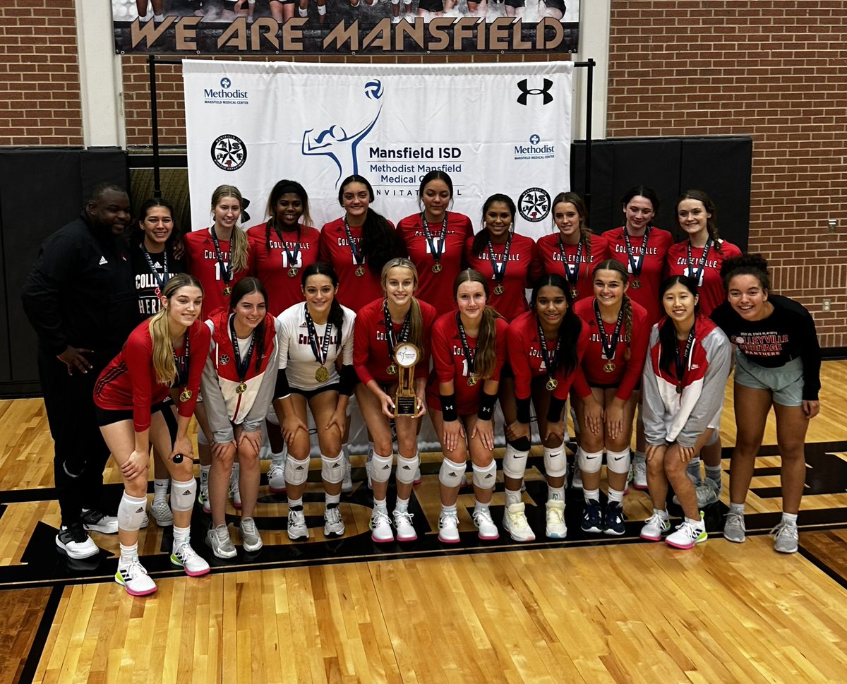 chvbboosters's tweet photo. Colleyville Heritage @VB_CHHS takes Gold at Mansfield Invitational. https://t.co/B4ENUwRtxS