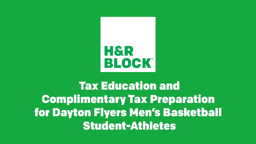 One of the things I learned as I joined my teammates this week has been that NIL at Dayton takes a holistic view. 
Thanks to @hrblock, my teammates and I receive tax education and tax preparation services. 
I look forward to meeting Ron Morton and visiting his locations in Dayton