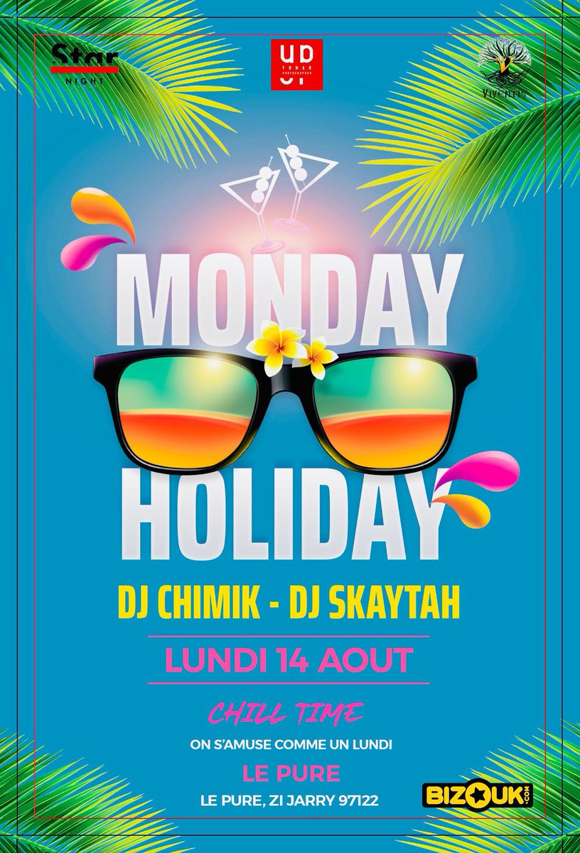 MONDAY HOLIDAY AU PURE 🔥 
Chimik x Skaytah 🎶 #Enjoy 

BIZOUK 🎟️ my.bizouk.com/monday-holiday…