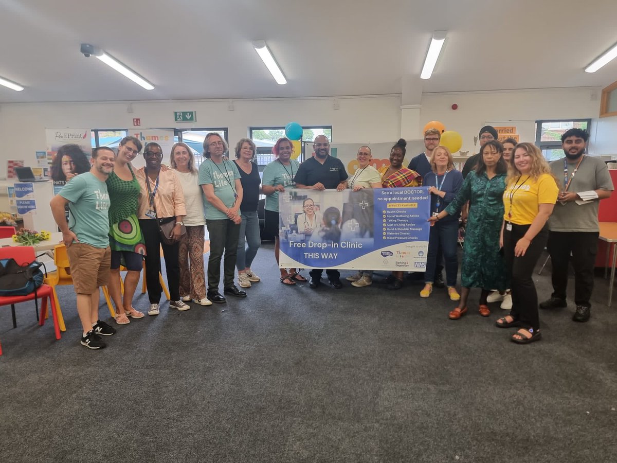 DrJJohn's tweet photo. Reflecting on another successful GP outreach clinic of around 300 people yesterday - with our community / partners @thameslifecdt @lbbdcouncil @NELFT building trust to do @Pers_Care - we innovate everytime &amp;change things and bring new partners in … exciting @NHS_NELondon https://t.co/obQnhQYRiT