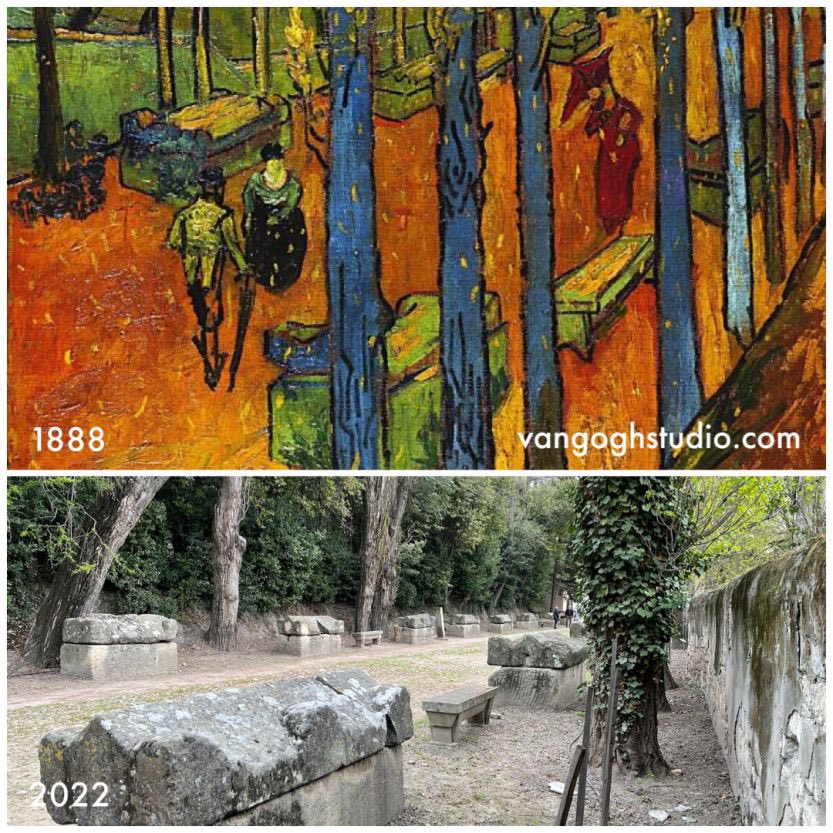 Les Alyscamps 
#vangogh 

🌻Follow in Van Gogh’s footsteps in the South of France: 

vangoghstudio.com/follow-in-van-…