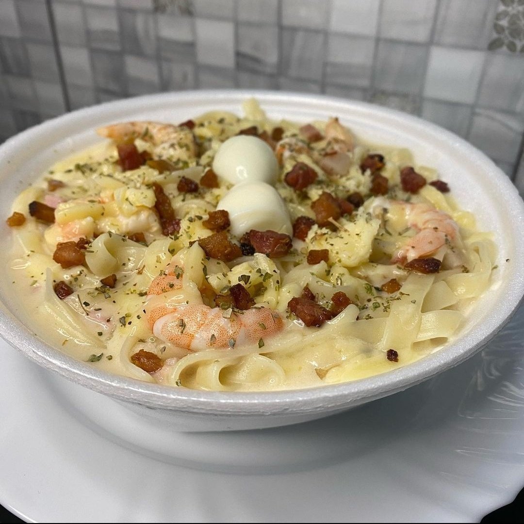 🟡🟡🟡🟡🟡🟡⚫️⚫️⚫️⚫️⚫️⚫️

Talharim ao molho branco com adicional de camarão.😋🍝🦐

⚫️⚫️⚫️⚫️⚫️⚫️🟡🟡🟡🟡🟡🟡