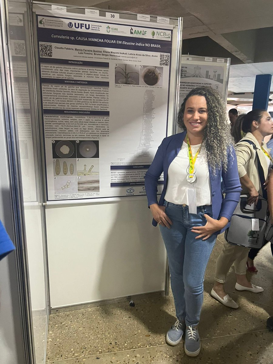 At the 53rd Brazilian Congress of Phytopathology.