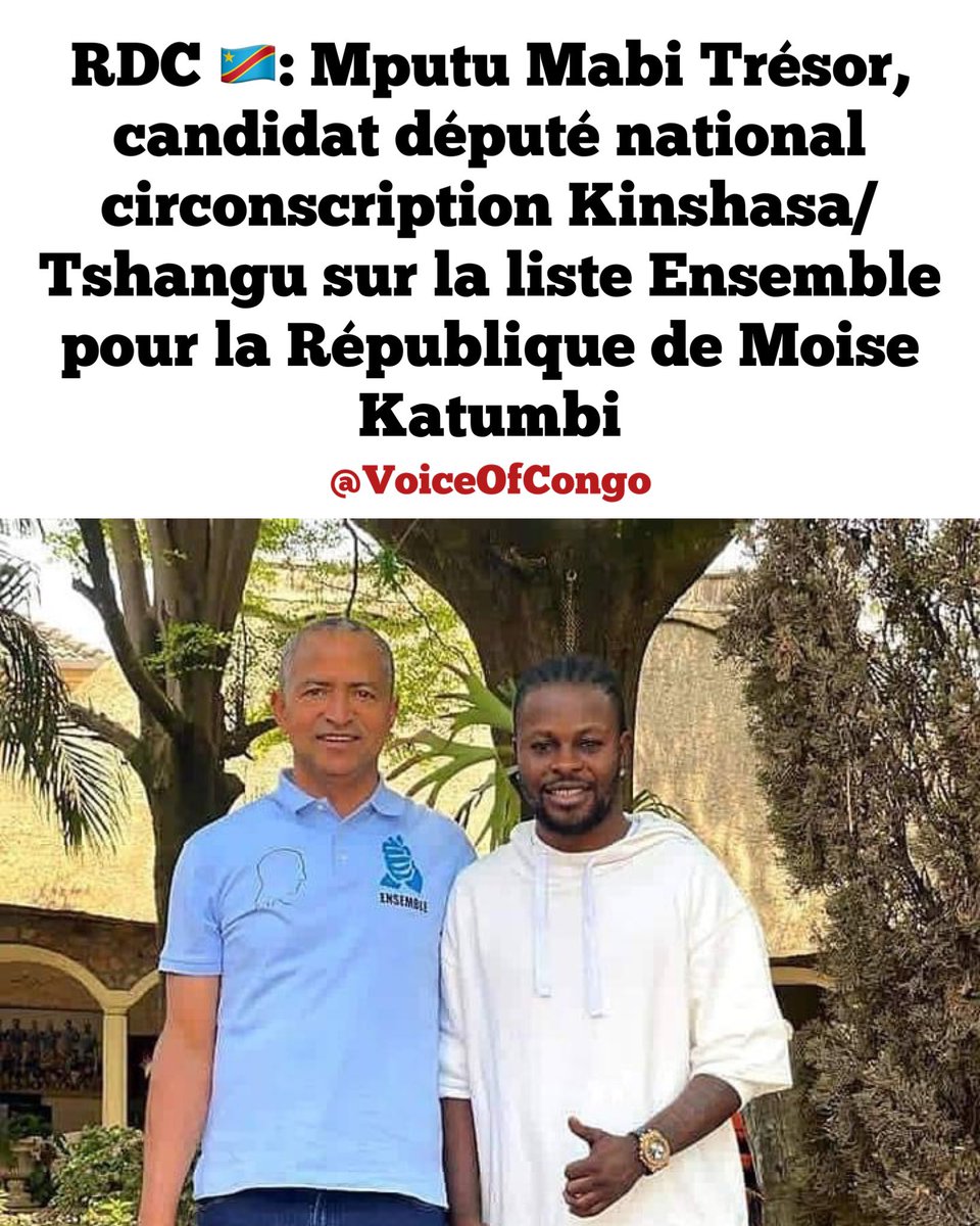 AlainMi03368287's tweet photo. Soutien à la candidature de #Mputu Mabi trésor ! https://t.co/O1IiK94BYi