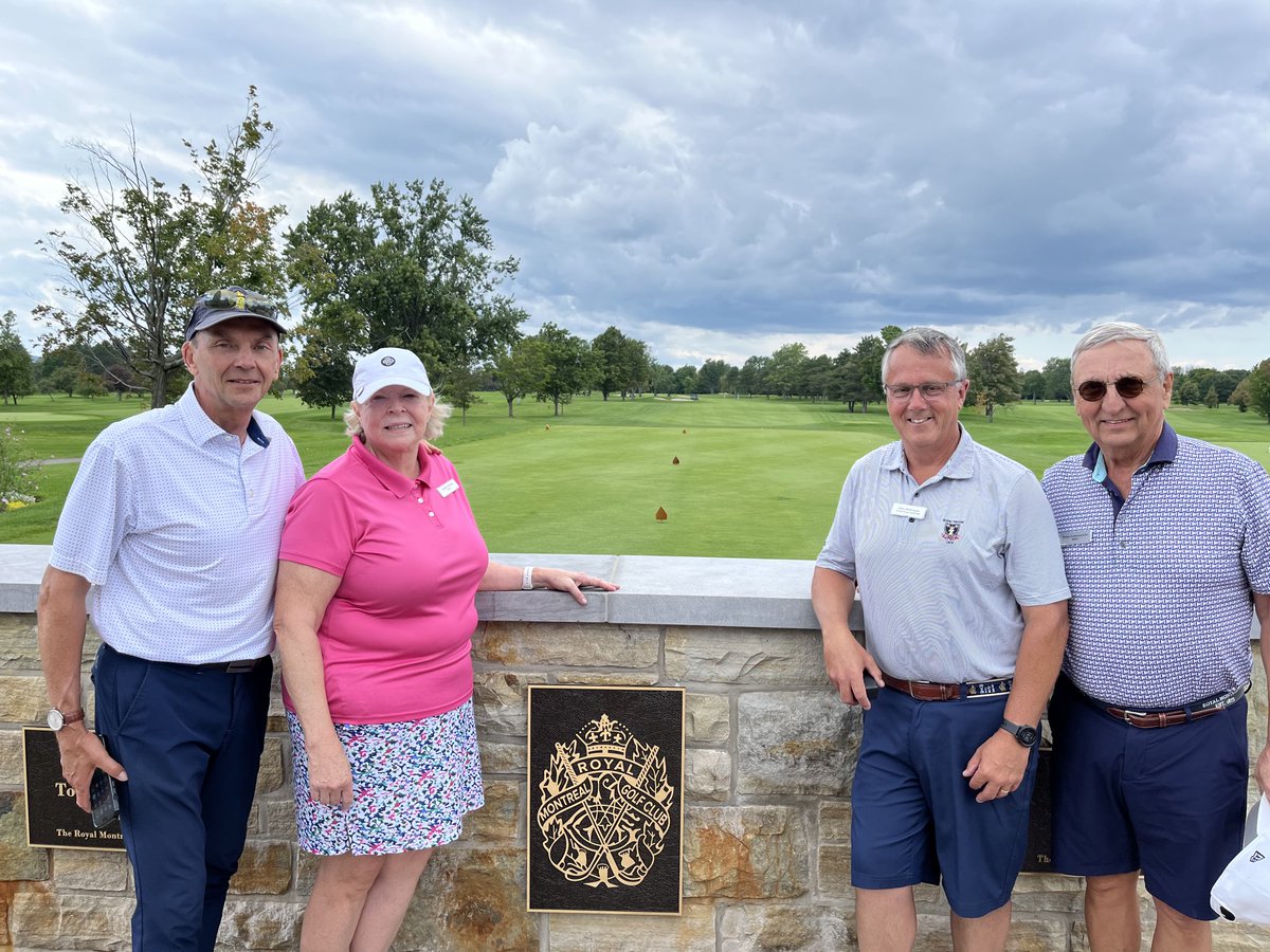 A privilege to represent ⁦<a href="/RoyalTroonGC/">Royal Troon Golf</a>⁩ at the the 150th celebrations of Royal Montreal Golf Club, the oldest golf club in North America. Fabulous hosts &amp; organisation - &amp; great golf courses.  Well done to all and a big thank you . All the best for the 2024 Presidents Cup