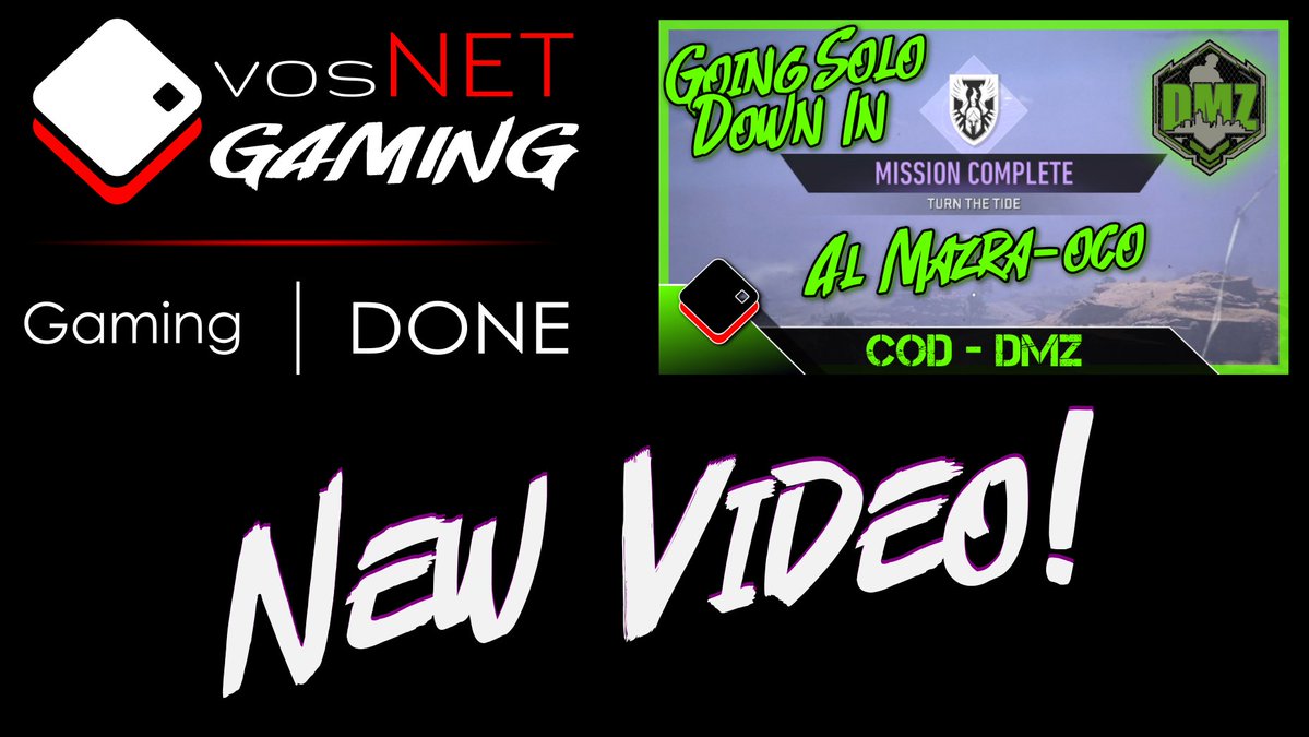 vosNETGaming's tweet photo. Vosman is back on vosNET Gaming playing Call of Duty DMZ. Come check out the new videos! https://t.co/DM1cnFSmNT
@YouTube #CallofDuty #DMZ #Gameplay https://t.co/td1dDQTkk6