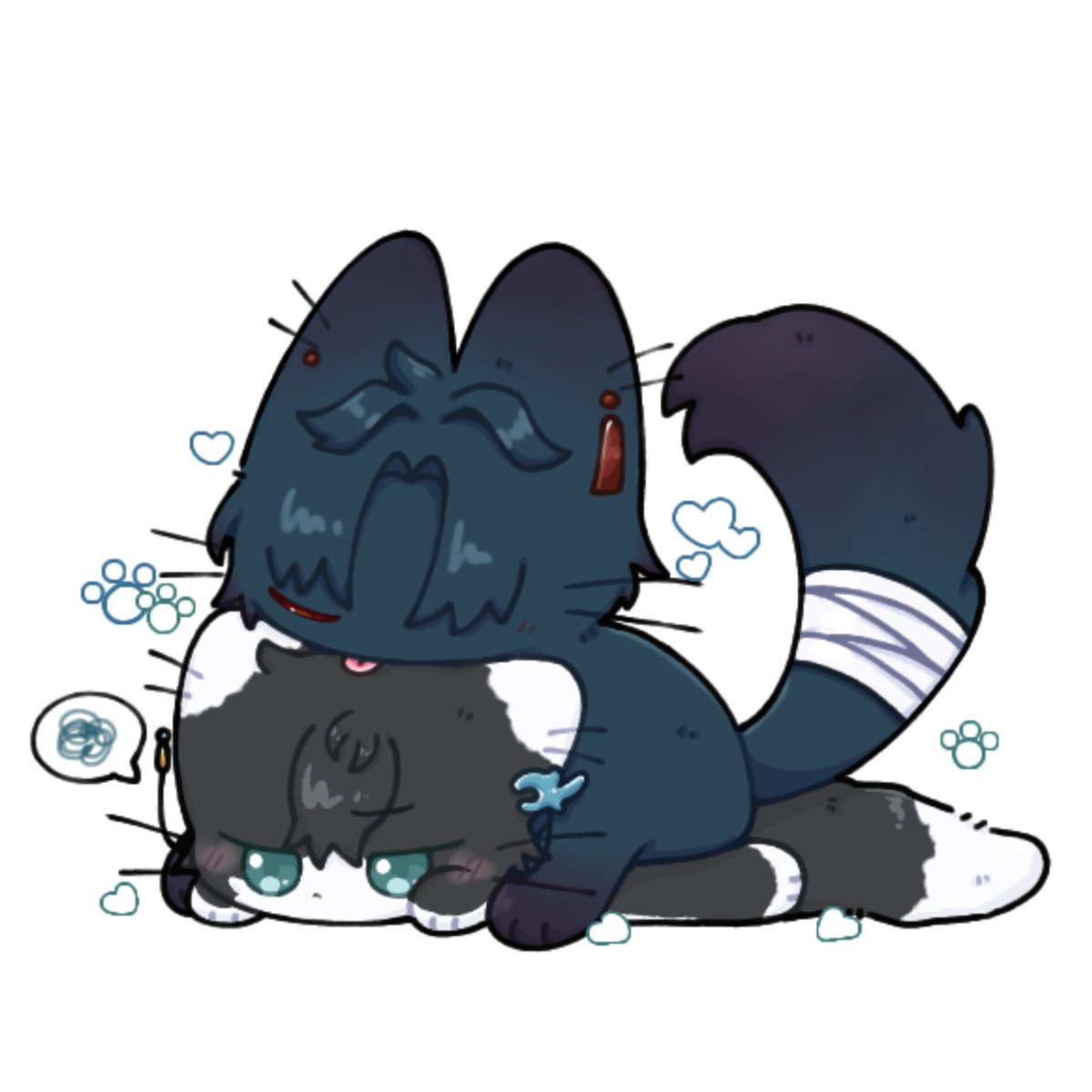 Podong_1311's tweet photo. ⚔🍁 / 💛(?)  (º▵ º
🐱🐱 / 🐰
     
   = º  ▵  º =

#RenHeng #luocha #HonkaiStarRail https://t.co/Eoly2G3YQX