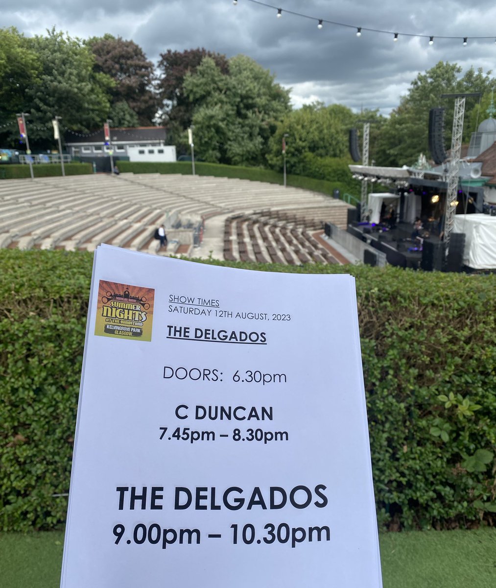 6pm: Pishing down
6.30pm: Doors
7.45pm: C Duncan
8pm: 100% sunshine
9pm: Us