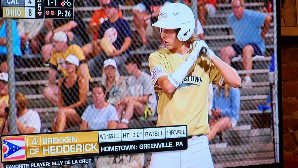 GHSTrojans_BSBL's tweet photo. Check out these 3 incoming freshman playing for Youngstown in the PONY League World Series.  
Good luck Brekken, Nolan, and Carter.  
Next game Monday at 4:30 vs either Texas or Japan. https://t.co/Esecrnt10h