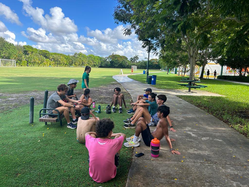 Another successful Saturday practice.

Pounding the pavement and getting ready for XC season.