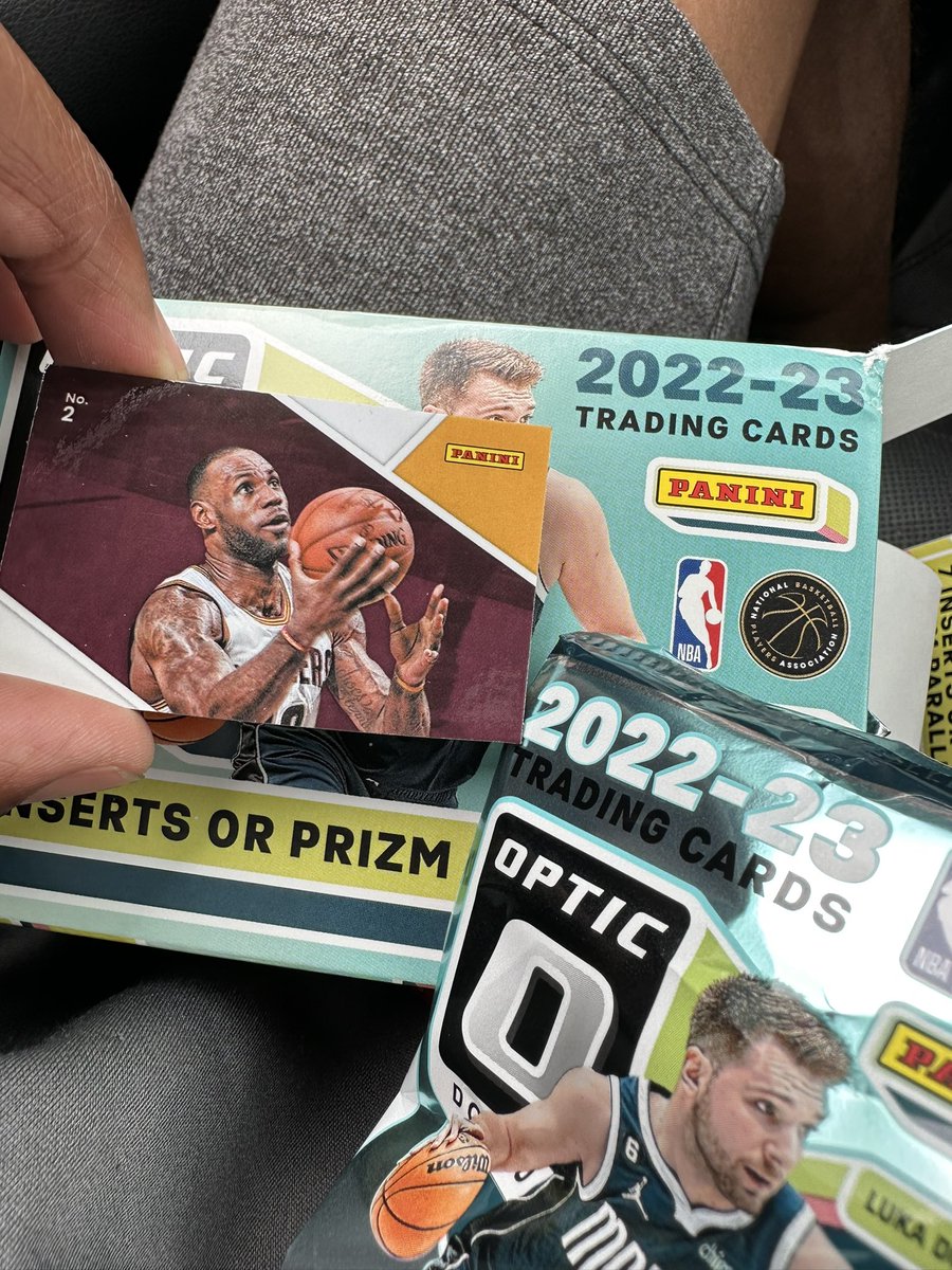 Ballin_A_'s tweet photo. @PaniniAmerica is this real or a mistake? I received 1/3 of @KingJames No. 2 card https://t.co/Cyki3u5Cny