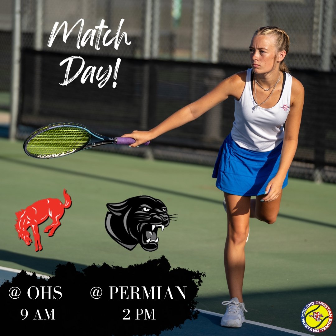 Match Day vs Odessa High &amp; Permian!! 🎾🐴

#PonyUp #MCStennis 
<a href="/texashstennis/">Texas HS Tennis</a>