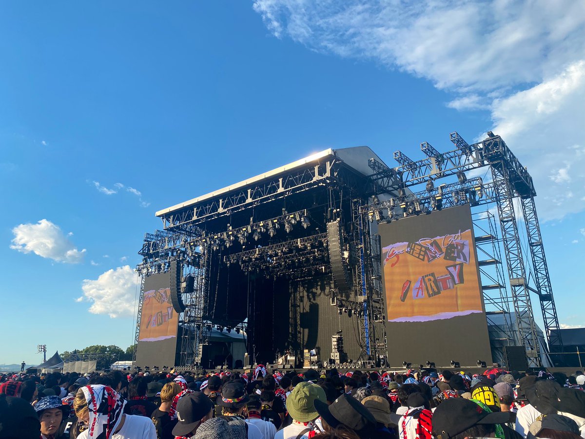 __mii52's tweet photo. ELLEGARDEN@舞洲スポーツアイランド
げりげりごー🌴🍻
 #GetitGetitGoSUMMERPARTY2023 https://t.co/pz1awGIC5M