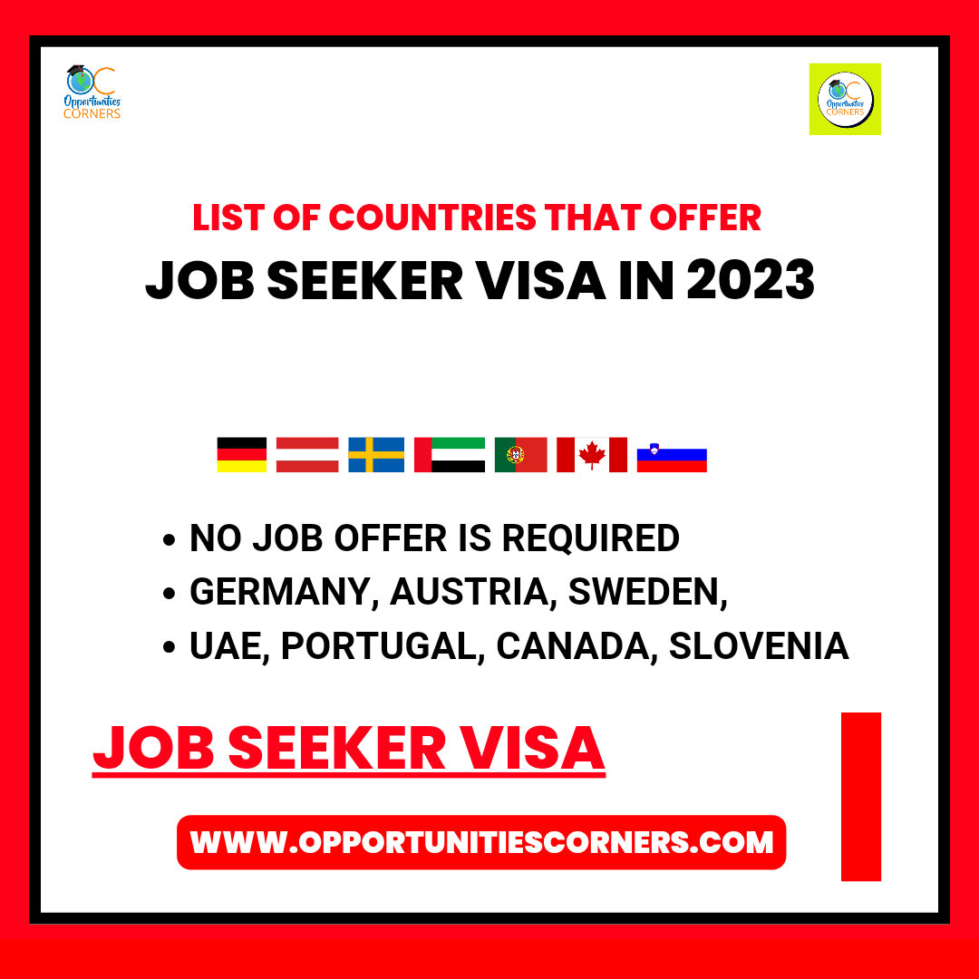 corner_oc's tweet image. List of Countries that Offer Job Seekers Visa in 2023

Many Government of Countries offer Job Seekers Visa to come and Hunt for Job.

The Requirements and Process Explained to get this Visa.

Visit: opportunitiescorners.com/list-of-countr…

#JobSeekerVisa #NoJob #OpportunitiesCorners
