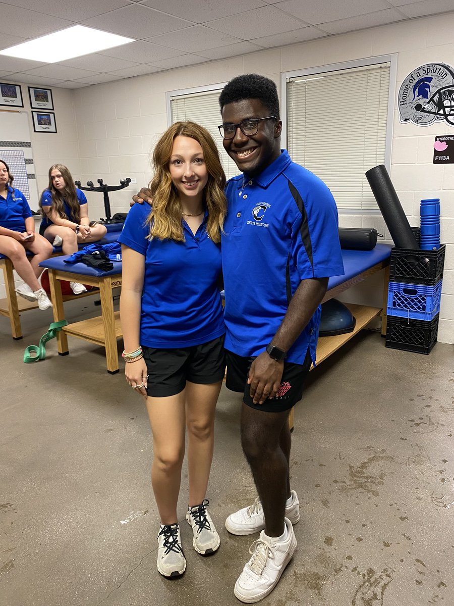 RonaldDancer11's tweet photo. Last media pictures with the special athetic trainers I ever known for. Thank you Doc &amp; Nora for being the best of the best as I can be! 💙🏈 #senioryear #classof2024 https://t.co/egSNwjSkpg