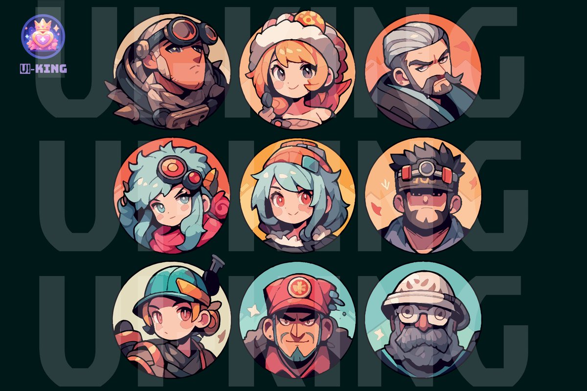 UI_KING_'s tweet photo. 🎭😎 Say hello to our character faces GUI assets, Transform your gaming experience with these expressive faces 🕹️✨

Gallery link: https://t.co/4Ce4SkFU7U

#GameDev #IndieGame #Unity3D #PixelArt #IndieDev    🎮✨ #IndieGameDev #GameDesign  #DevLogs #GameMaker #IndieGameStudio https://t.co/GlBt282xfu