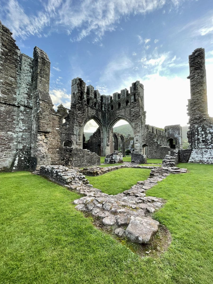 JPG_1969's tweet photo. Thankyou to all my new followers. I’m in and around Crickhowell today. I’ve already visited a couple of corking churches. The image is from Llanthony  Priory. Have a lovely weekend all. #churching #vanlife https://t.co/TSWONTmm2r