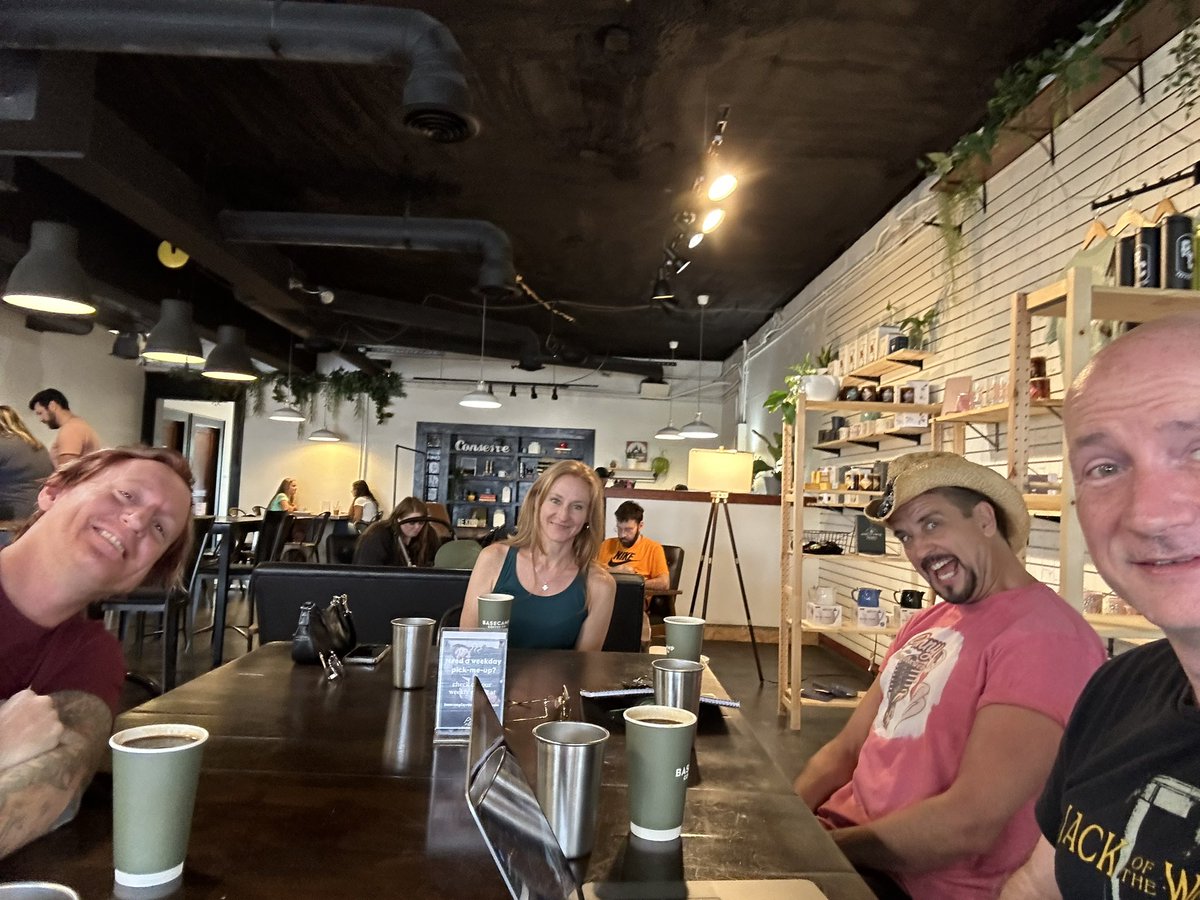 GREAT time at Hibernia last night! Now, coffee and onwards to Hesston KS. 

Photos by Maria Fay Chase - THANK YOU!