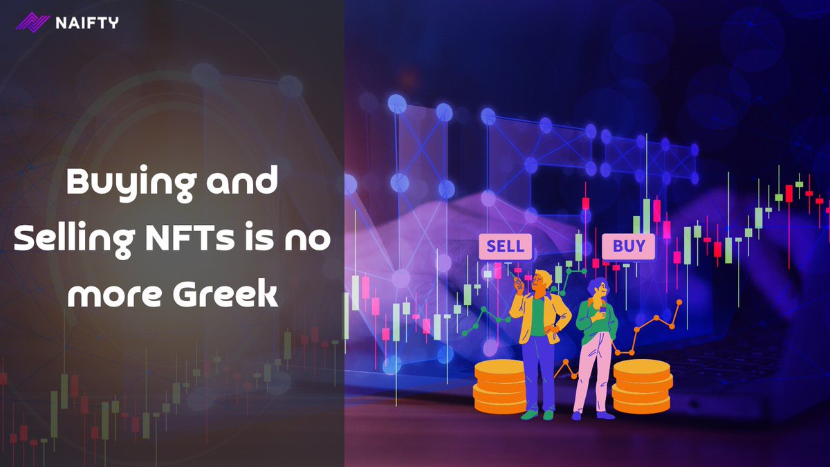 Naiftymarket's tweet photo. How Do We Buy and Sell NFTs?

We've talked about your unique digital artwork, the NFT (your unique digital signature), and the blockchain (our secure digital ledger). But what happens when someone else appreciates your digital artwork and wants to own it? https://t.co/7mygrmXfF2