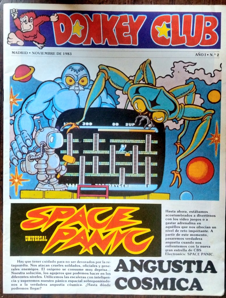 bitvivo's tweet photo. @Retromaniacs_es Y el único port a consola que conocí era para la CBS Colecovision. Desgraciadamente no pude comprarme la consola ni el juego en mi infancia. #SpacePanic #Arcade https://t.co/IZYOdY893r