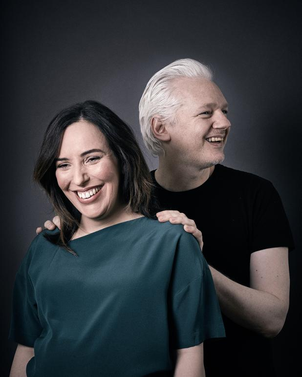 JulianAssange's tweet photo. "They're keeping Julian in prison because they want to send a message, that if they can do it to someone who has one dozens of prizes for the very publications he's being prosecuted over, they can do it to anyone" @Stella_Assange #FreeAssange https://t.co/LUhR69dS3E