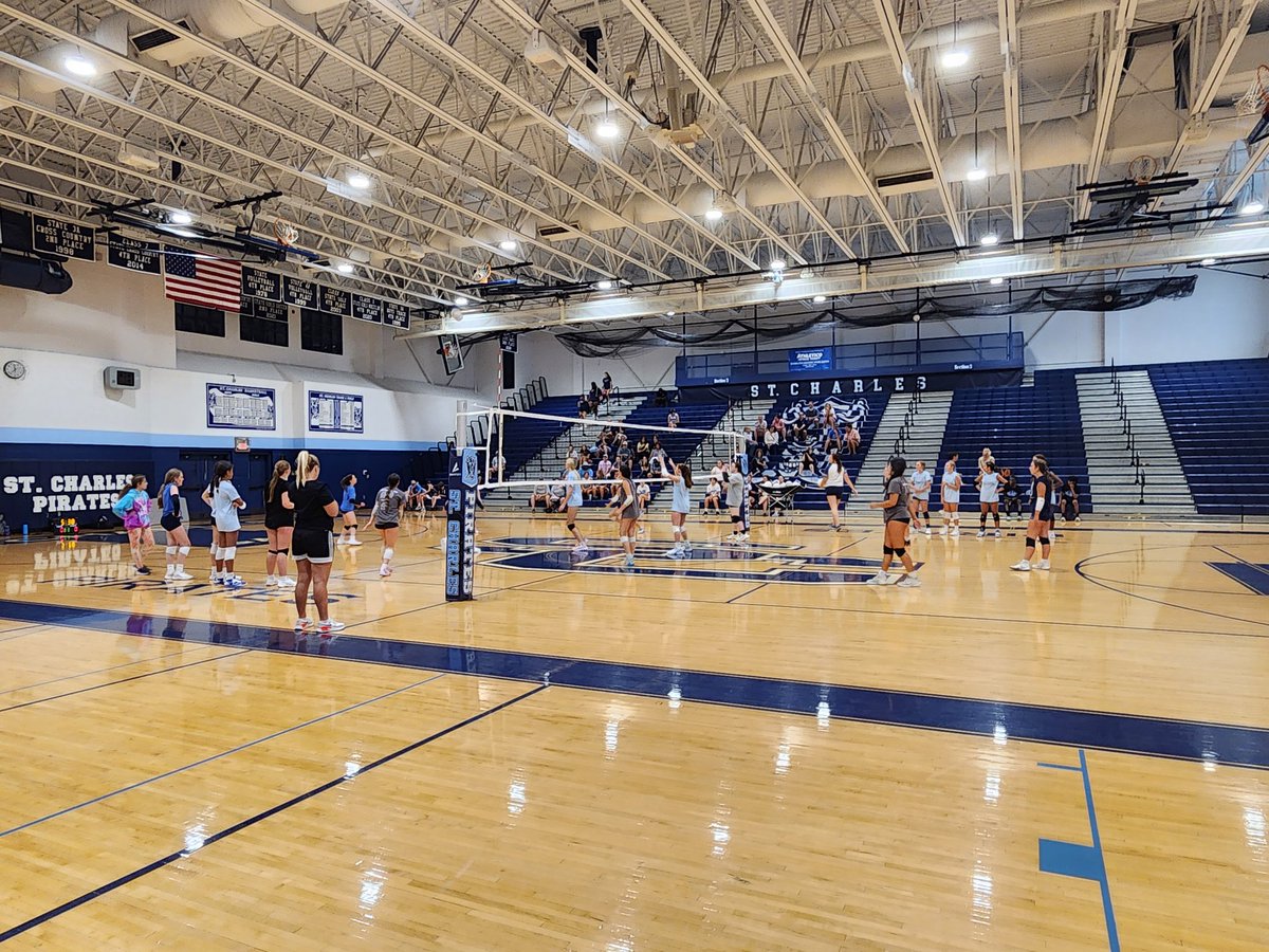 Volleyball is finishing up the day. Thank you to everyone for coming out and supporting your 2023-24 Pirates!
