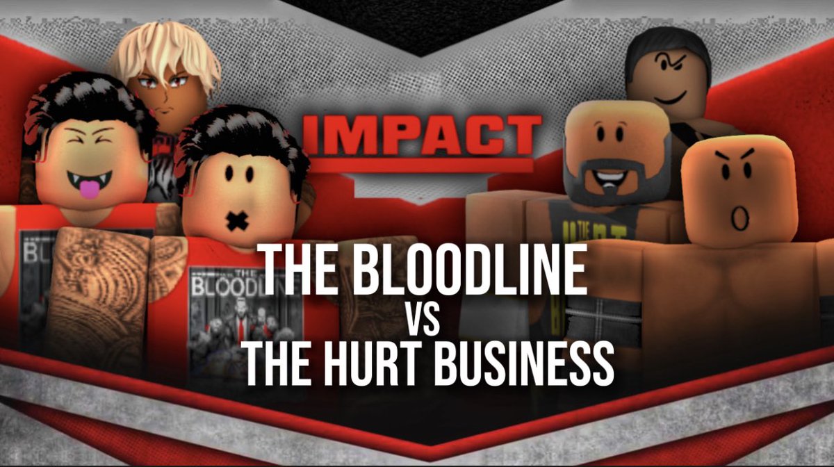 RRWPLUS's tweet photo. #RRWImpact | TONIGHT | 5PM ET 

The Bloodline (@RRWUsos) face off against The Hurt Business (@RRWCrews &amp; @1017Kingaroonie) in Tag Team Action TONIGHT. 

Which team will be victorious? https://t.co/Lx7Ipc2iMC