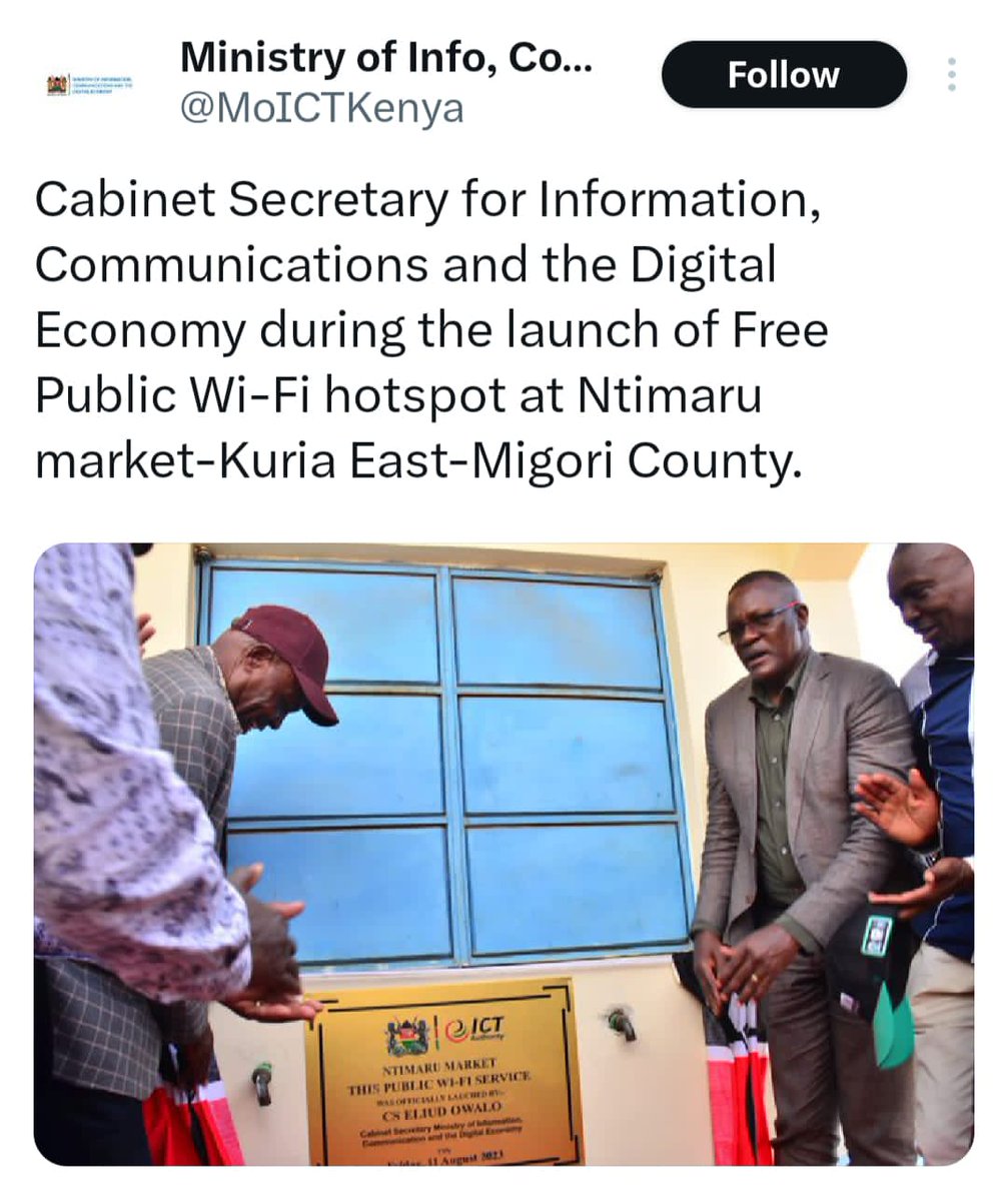 stevenjoro16's tweet photo. A minister launching public wifi??he must be very idle! https://t.co/r4qkGpSux6
